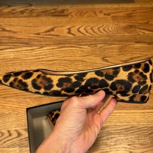 NIB jcrew calf hair flats